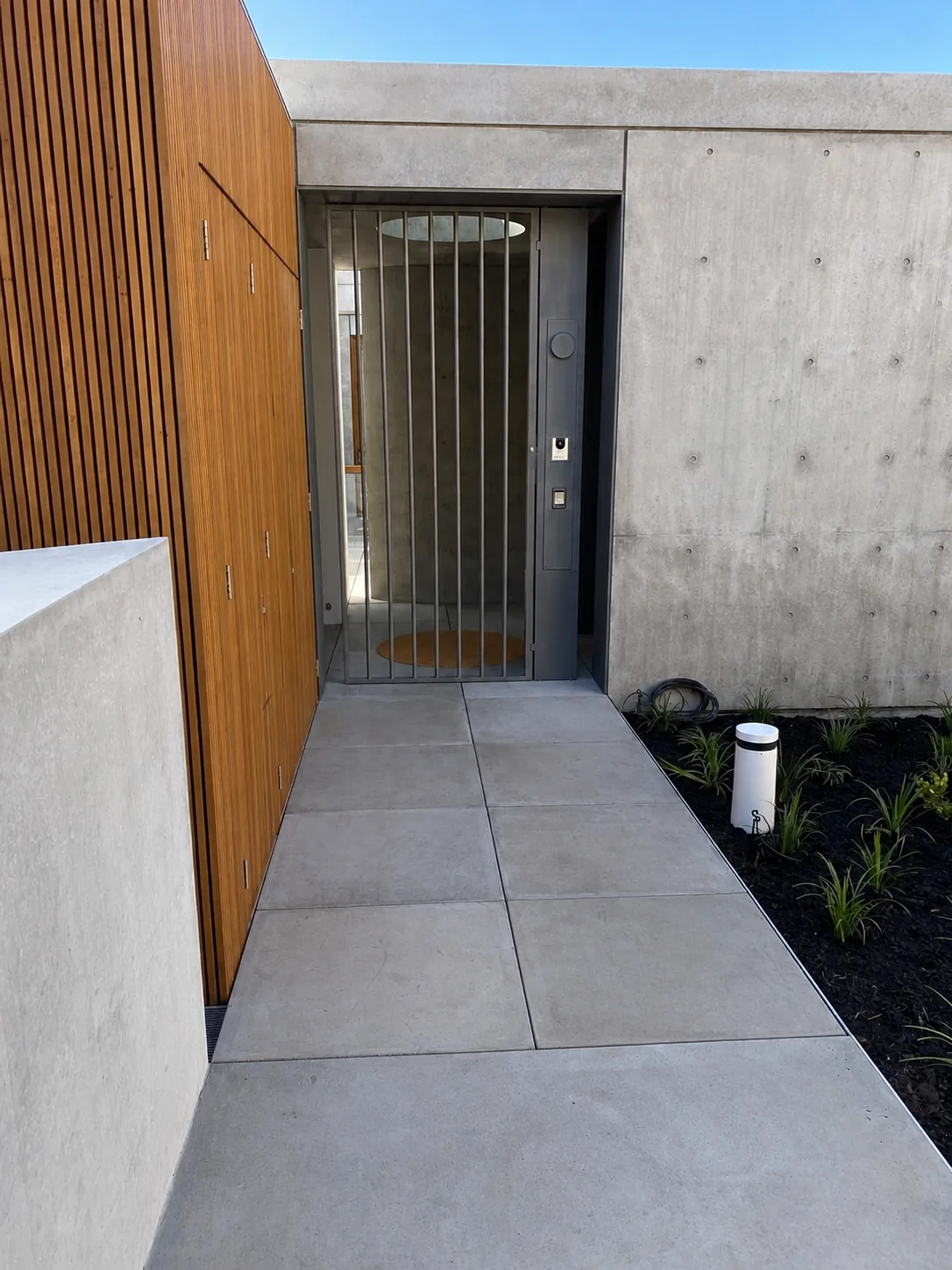AA West concrete pavers at a residential entry