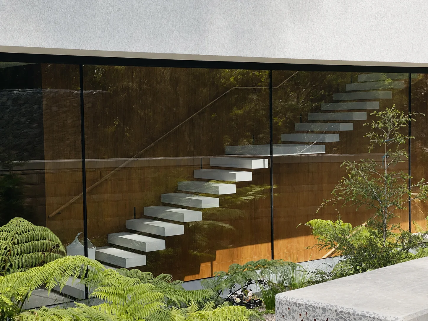 Custom precast concrete installation